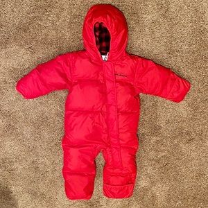 Columbia Baby Snuggly Bunny Bunting, Unisex, Red, Size 12-18 mos.